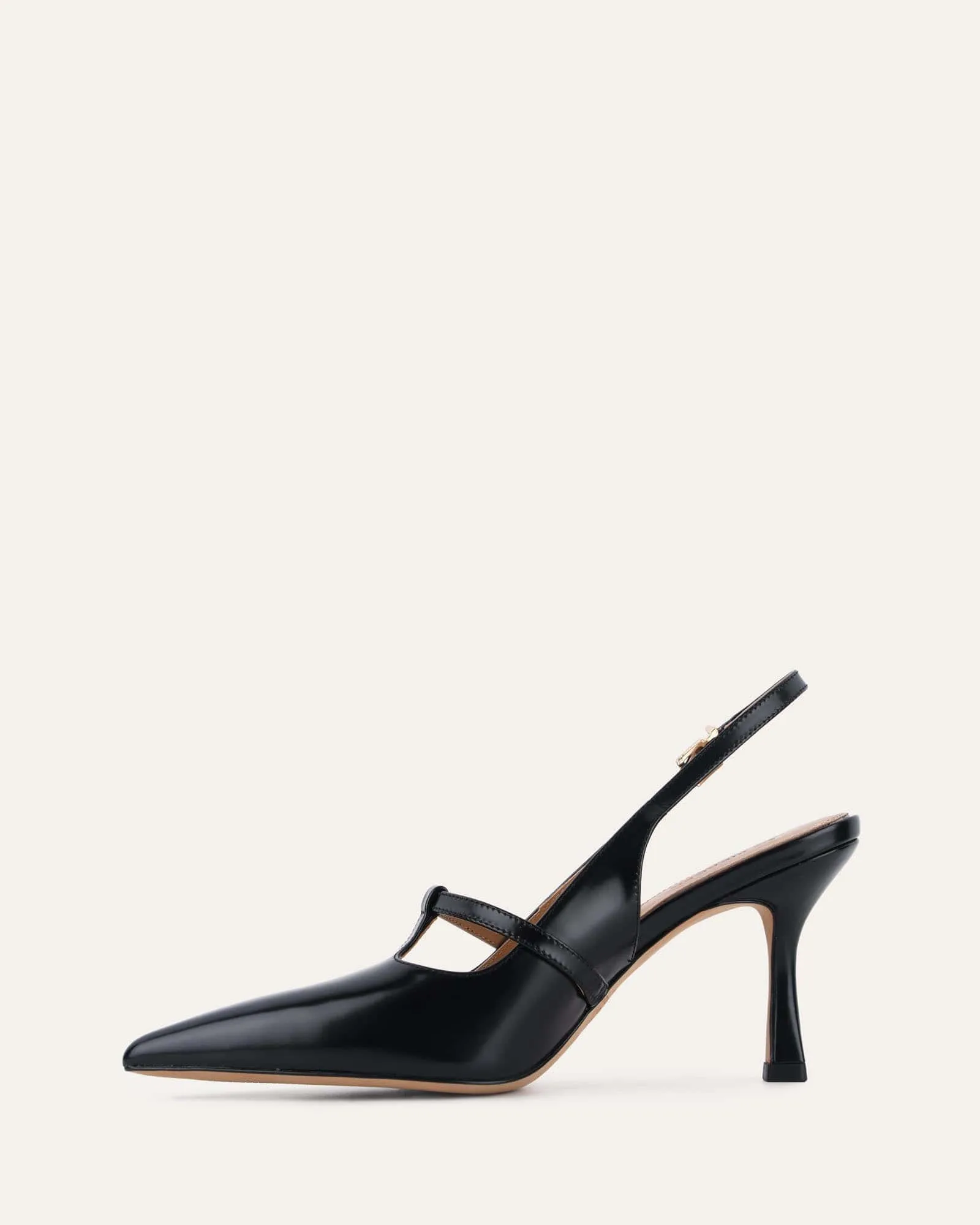 ABIGAIL HIGH HEELS BLACK BOX LEATHER