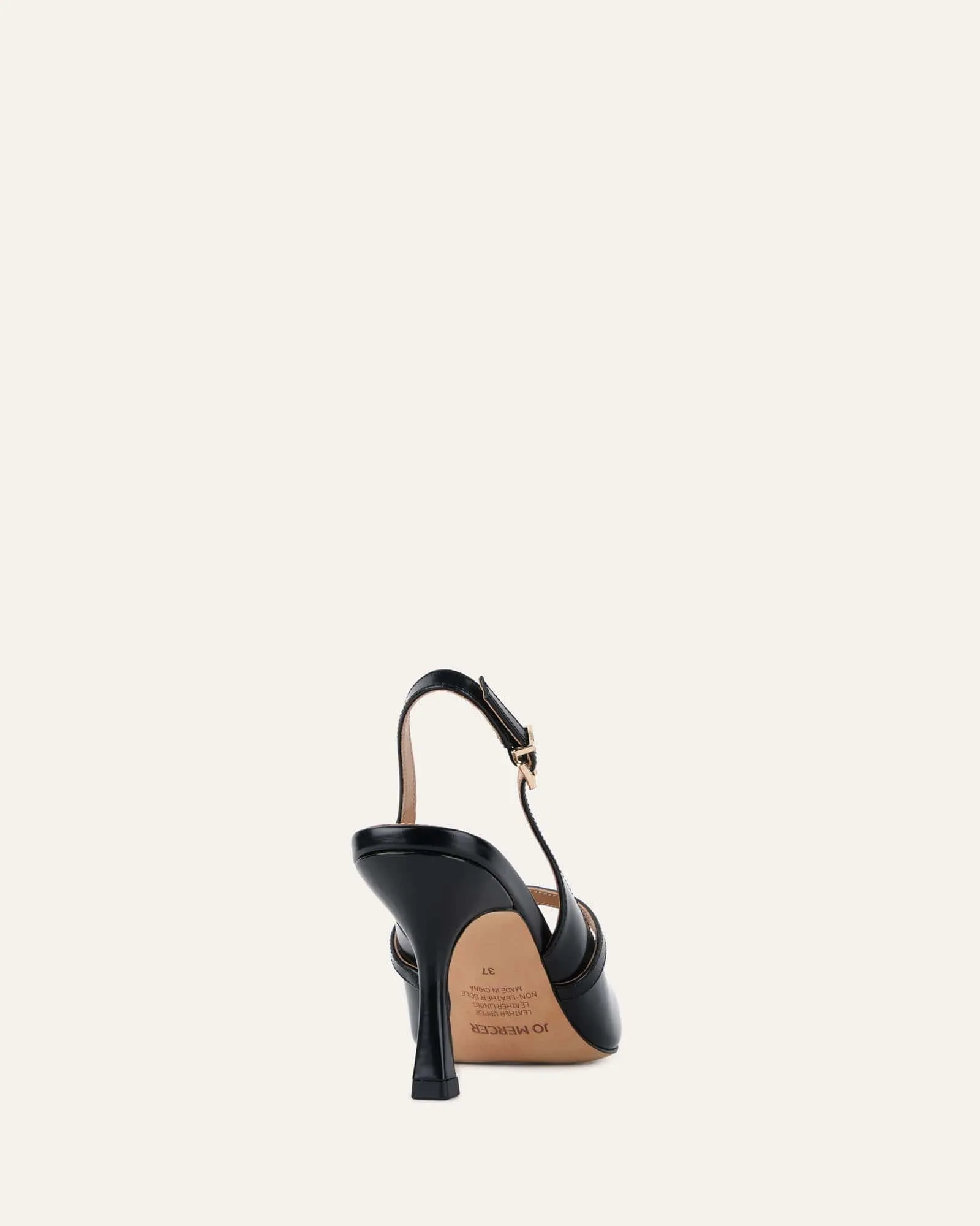 ABIGAIL HIGH HEELS BLACK BOX LEATHER