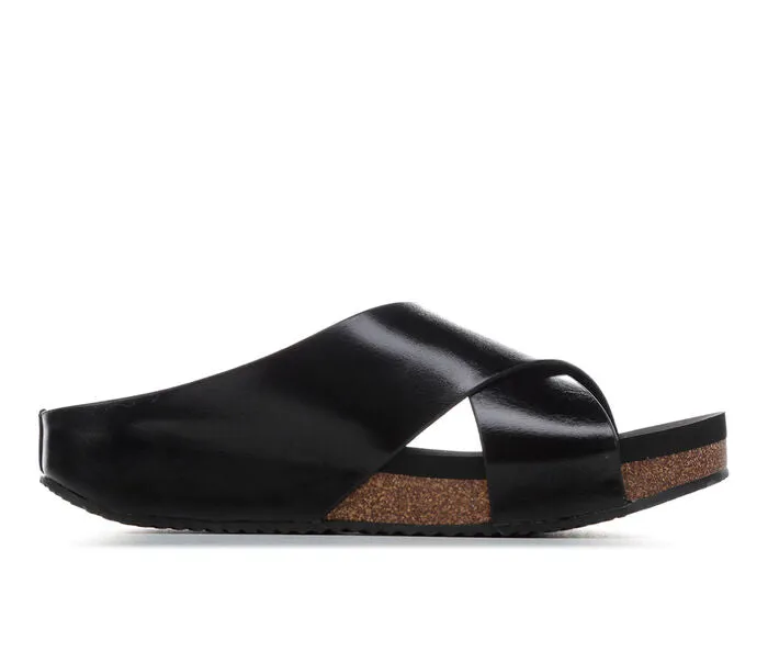 Ablette Rustic Leather Criss Cross Sandal