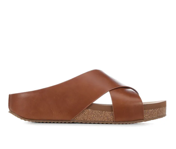 Ablette Rustic Leather Criss Cross Sandal