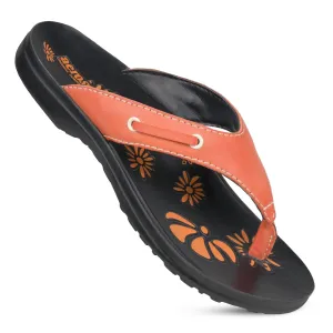 Aerosoft - Yarrow S6001 Trendy Thong Summer Comfy Floral Footbed Flip Flops For Women