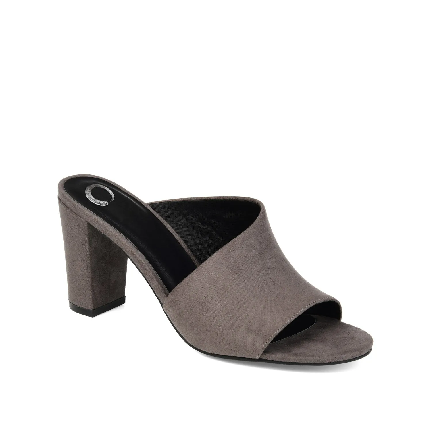 ALLEA BLOCK HEELS IN FAUX SUEDE