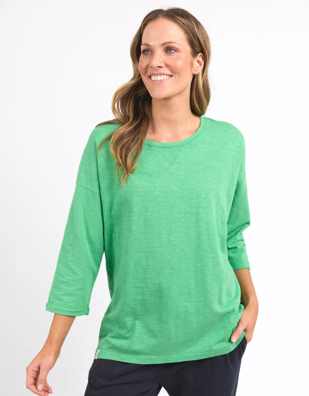 Annie Lightweight Top - Greenbriar