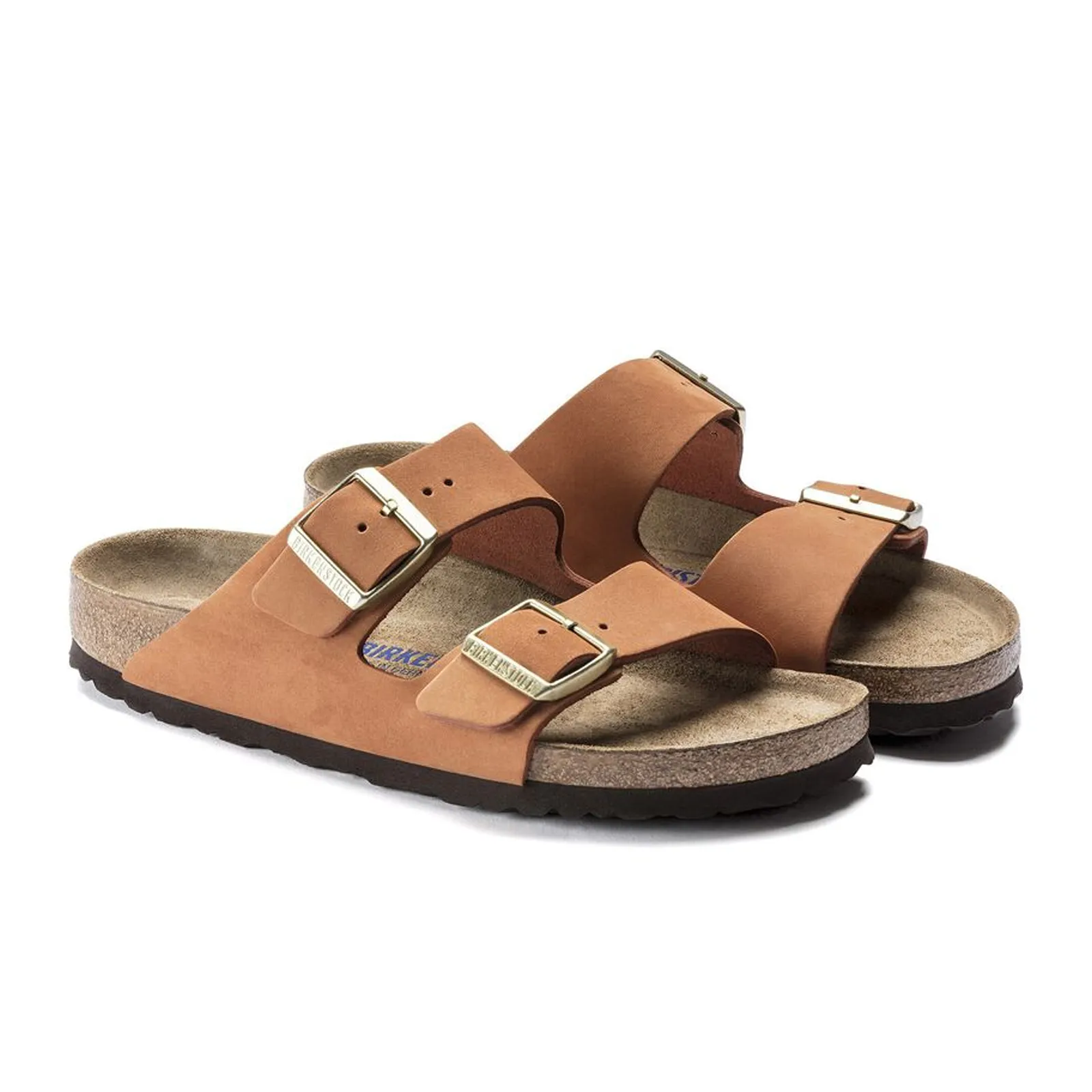 Birkenstock Arizona Soft Footbed Narrow Slide Sandal (Women) - Pecan Nubuck