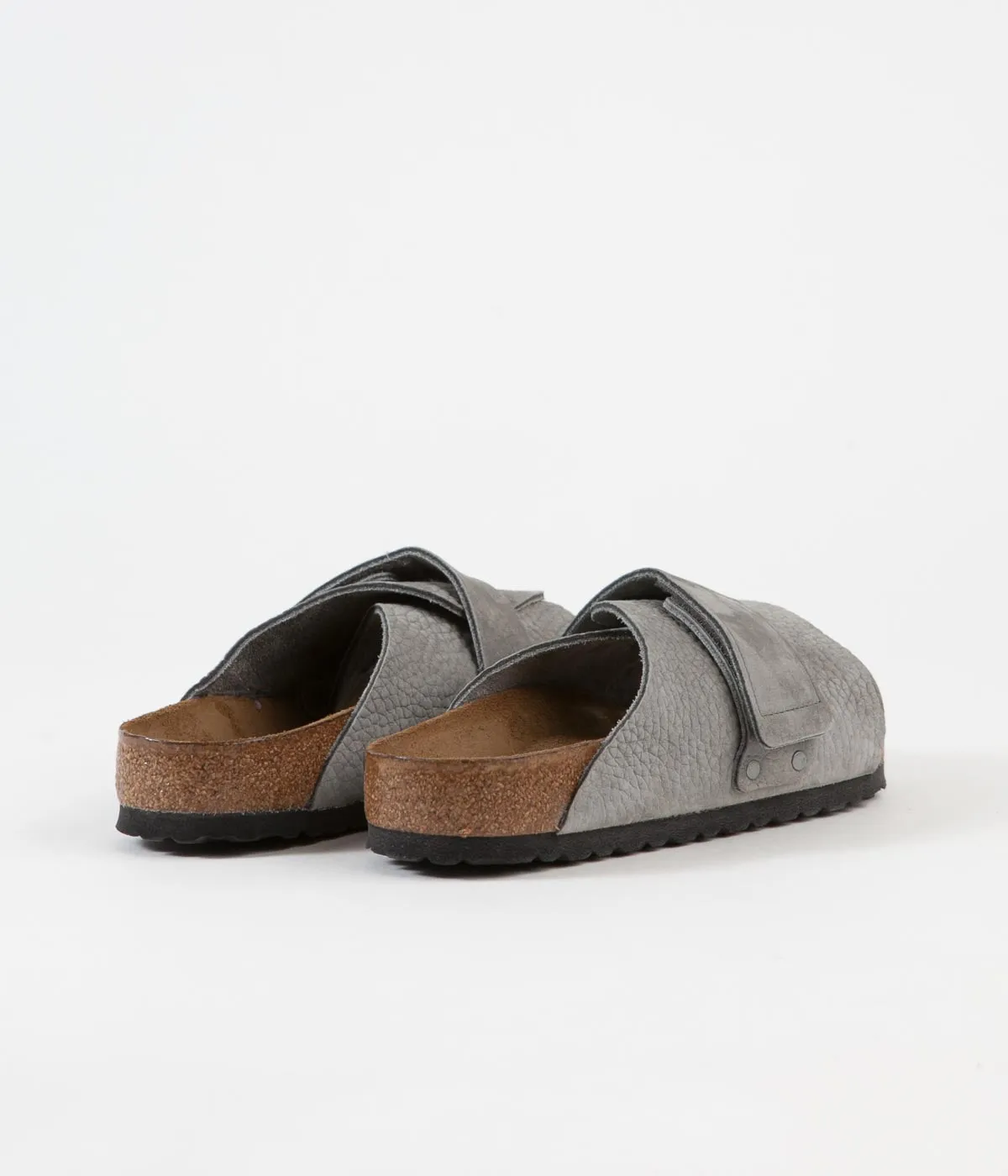 Birkenstock Kyoto Sandals - Desert Buck Whale Grey