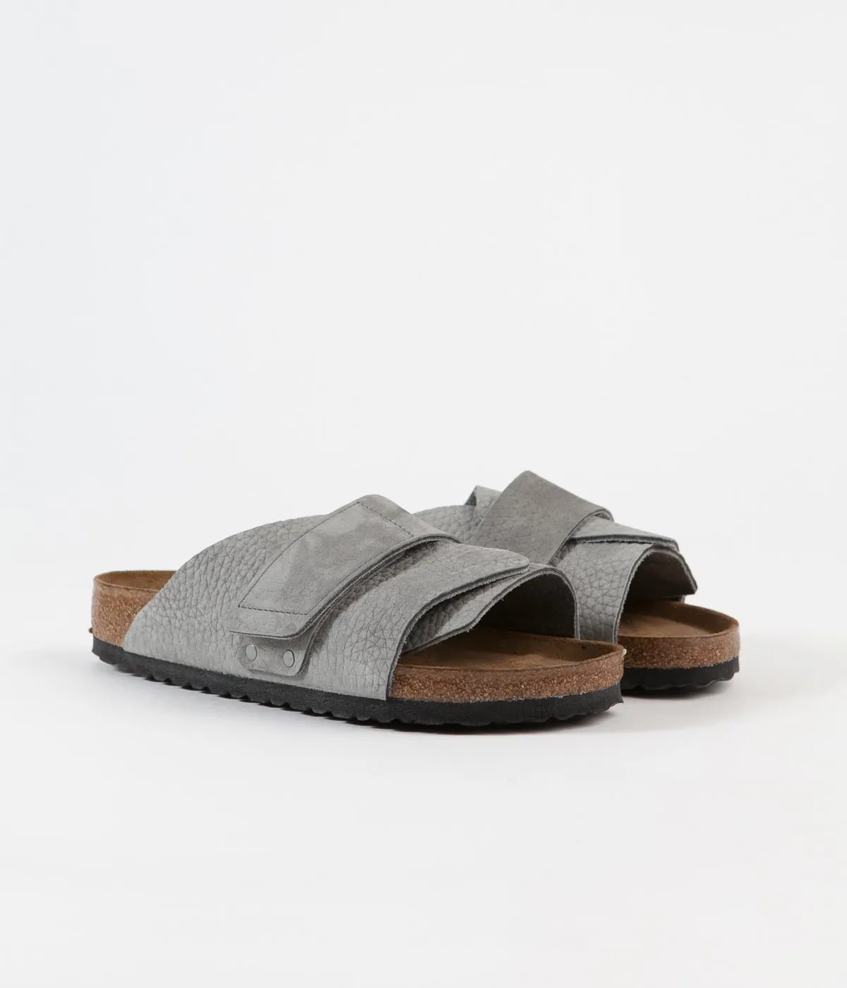 Birkenstock Kyoto Sandals - Desert Buck Whale Grey