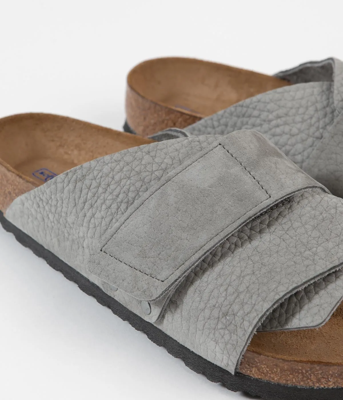 Birkenstock Kyoto Sandals - Desert Buck Whale Grey