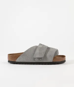 Birkenstock Kyoto Sandals - Desert Buck Whale Grey