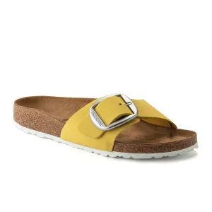 Birkenstock Madrid Big Buckle Slide Sandal (Women) - Popcorn Nubuck