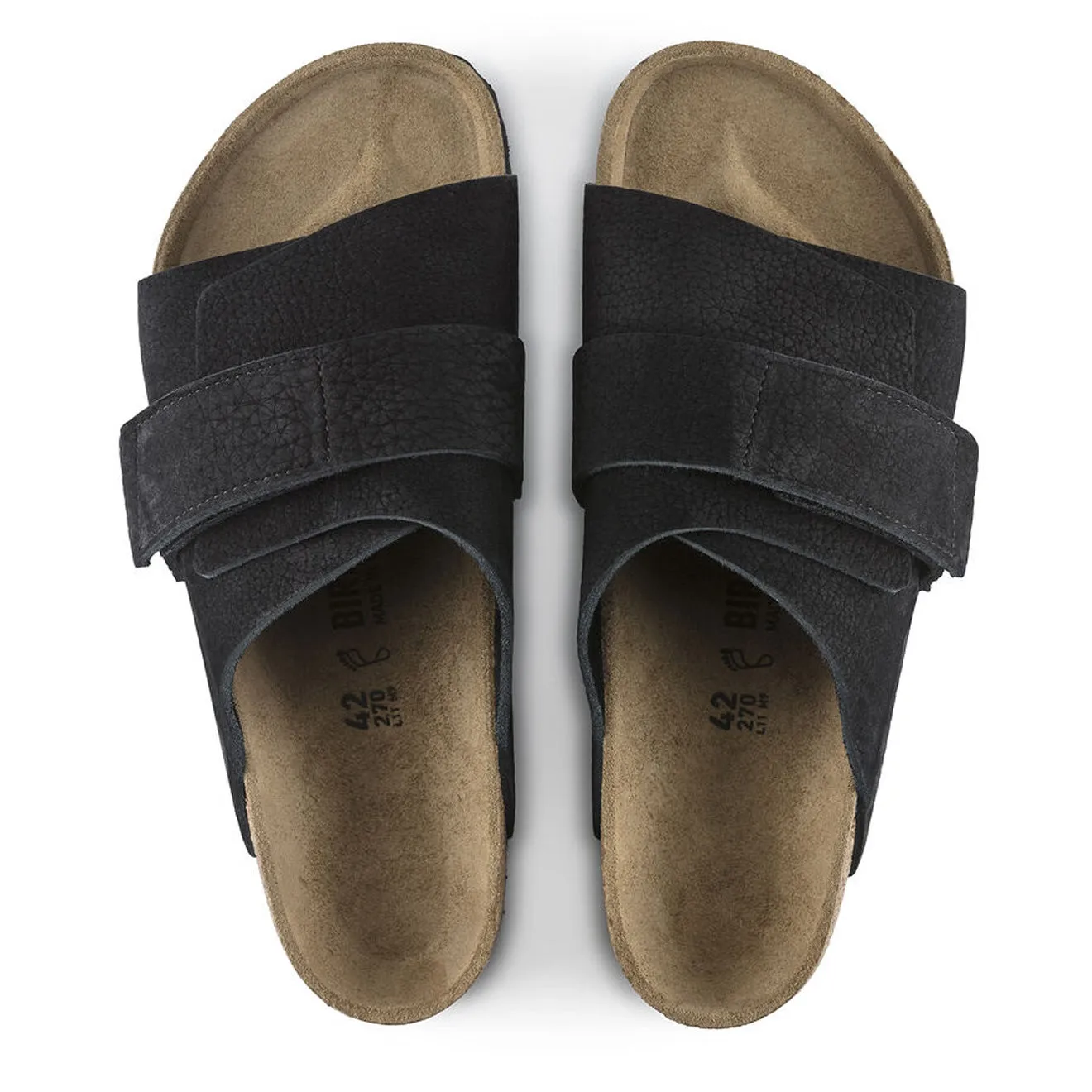 Birkenstock Narrow Kyoto Nubuck Desert Buck Black