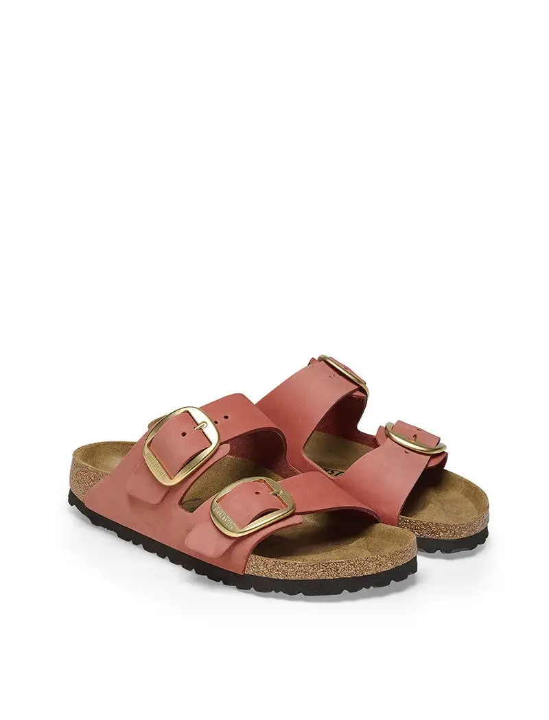 Birkenstock Womens Arizona Big Buckle Narrow Fit Mars Red