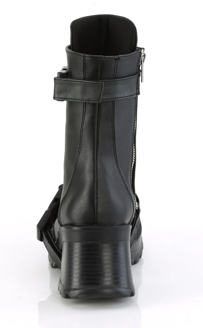 BRATTY-56 Black Matte Ankle Boots (AU Stock)