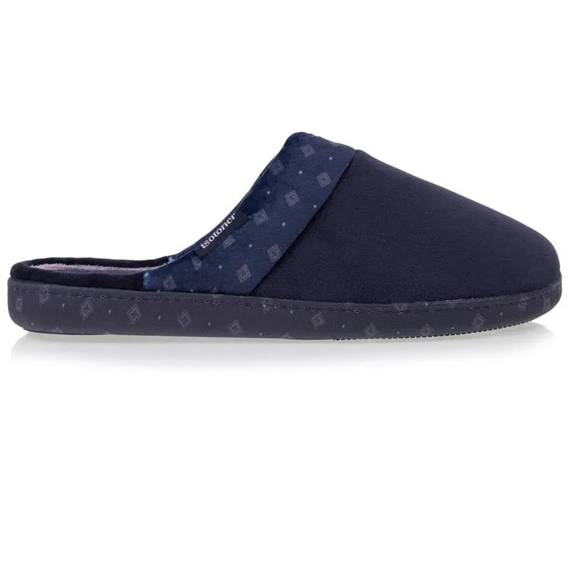 Chaussons mules Homme Marine cravatte