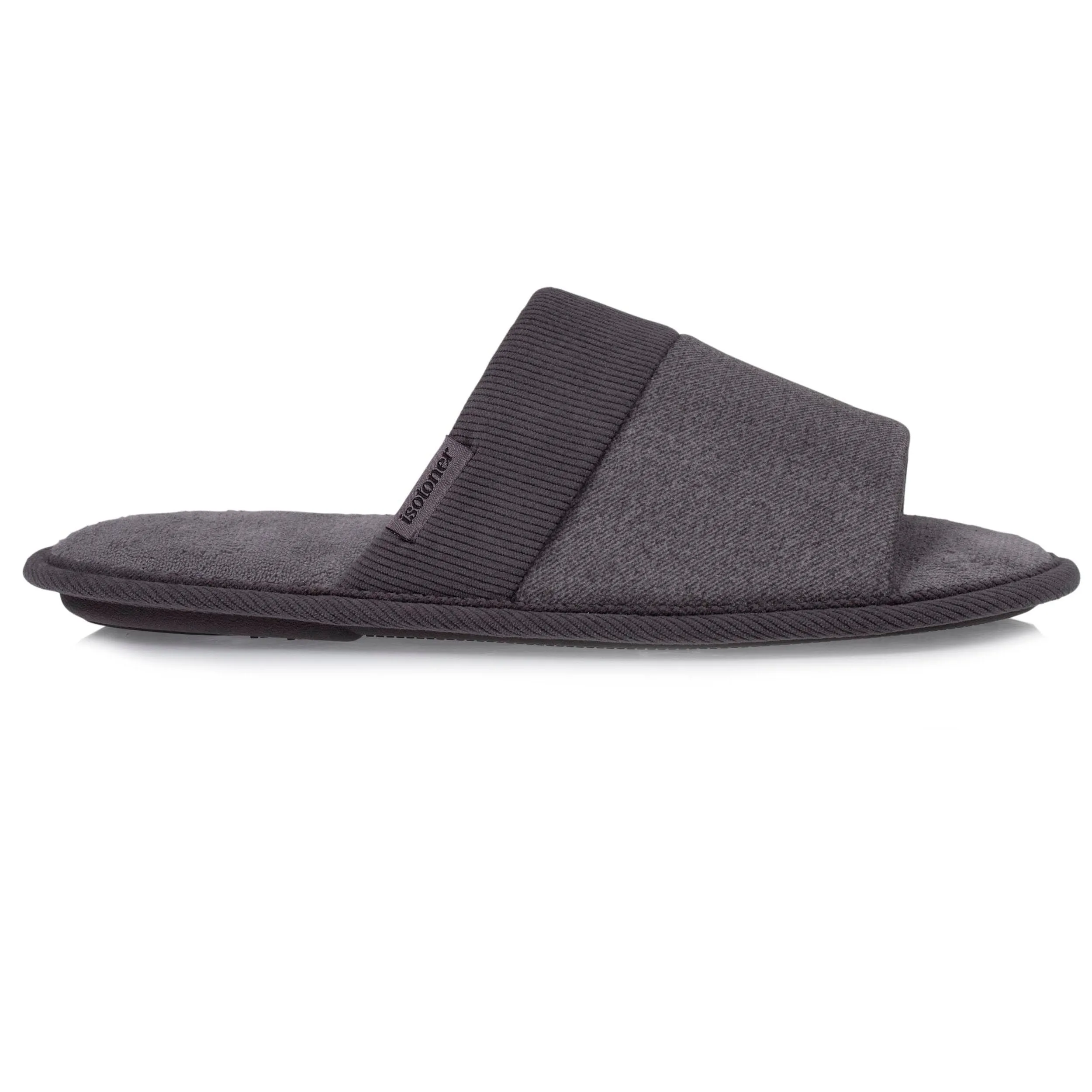 Chaussons mules ouvertes Homme Gris