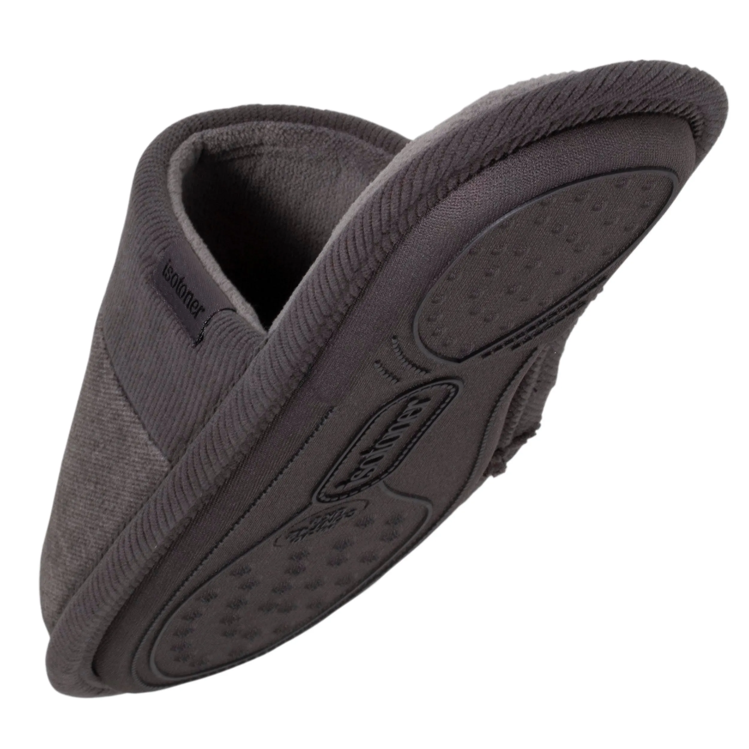 Chaussons mules ouvertes Homme Gris