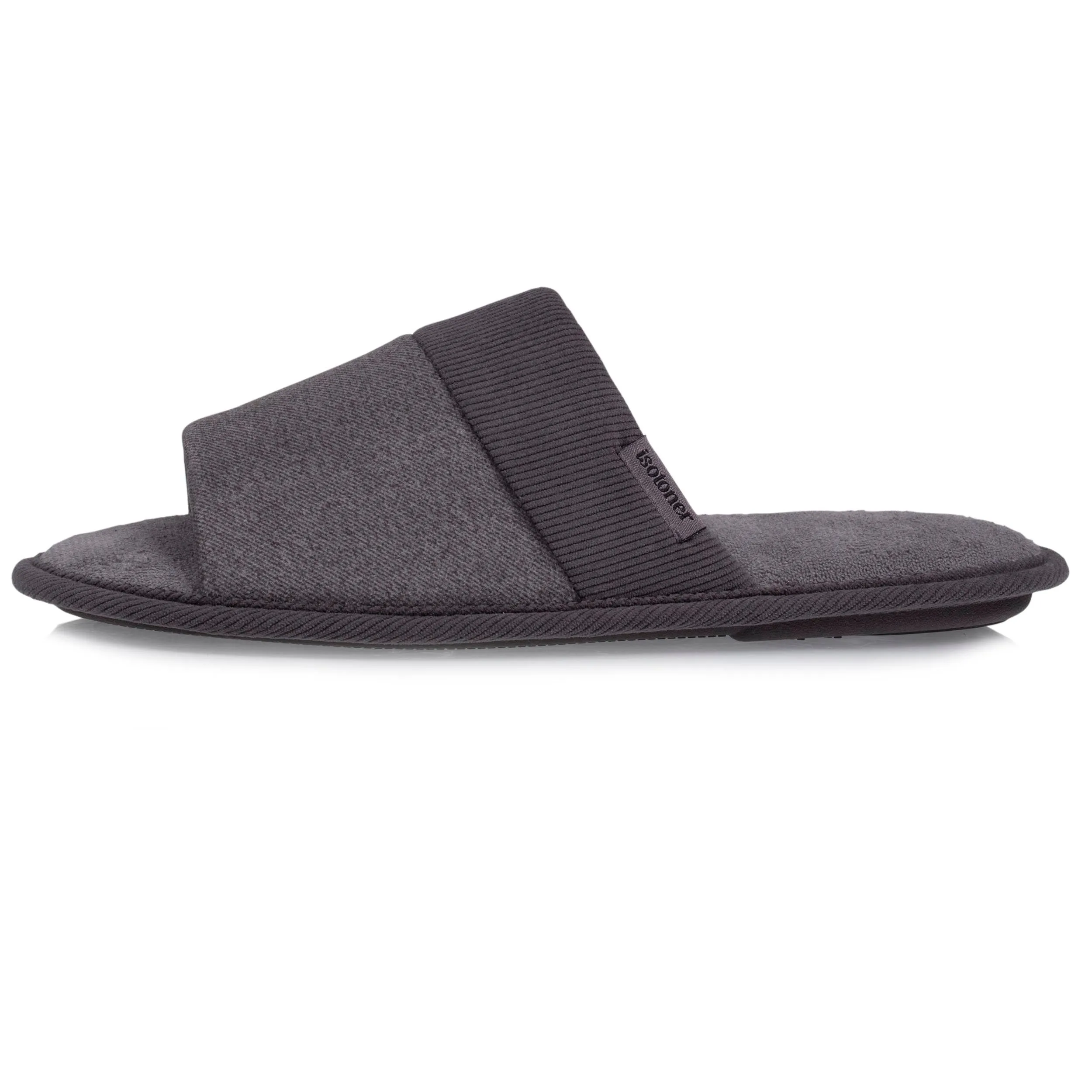 Chaussons mules ouvertes Homme Gris