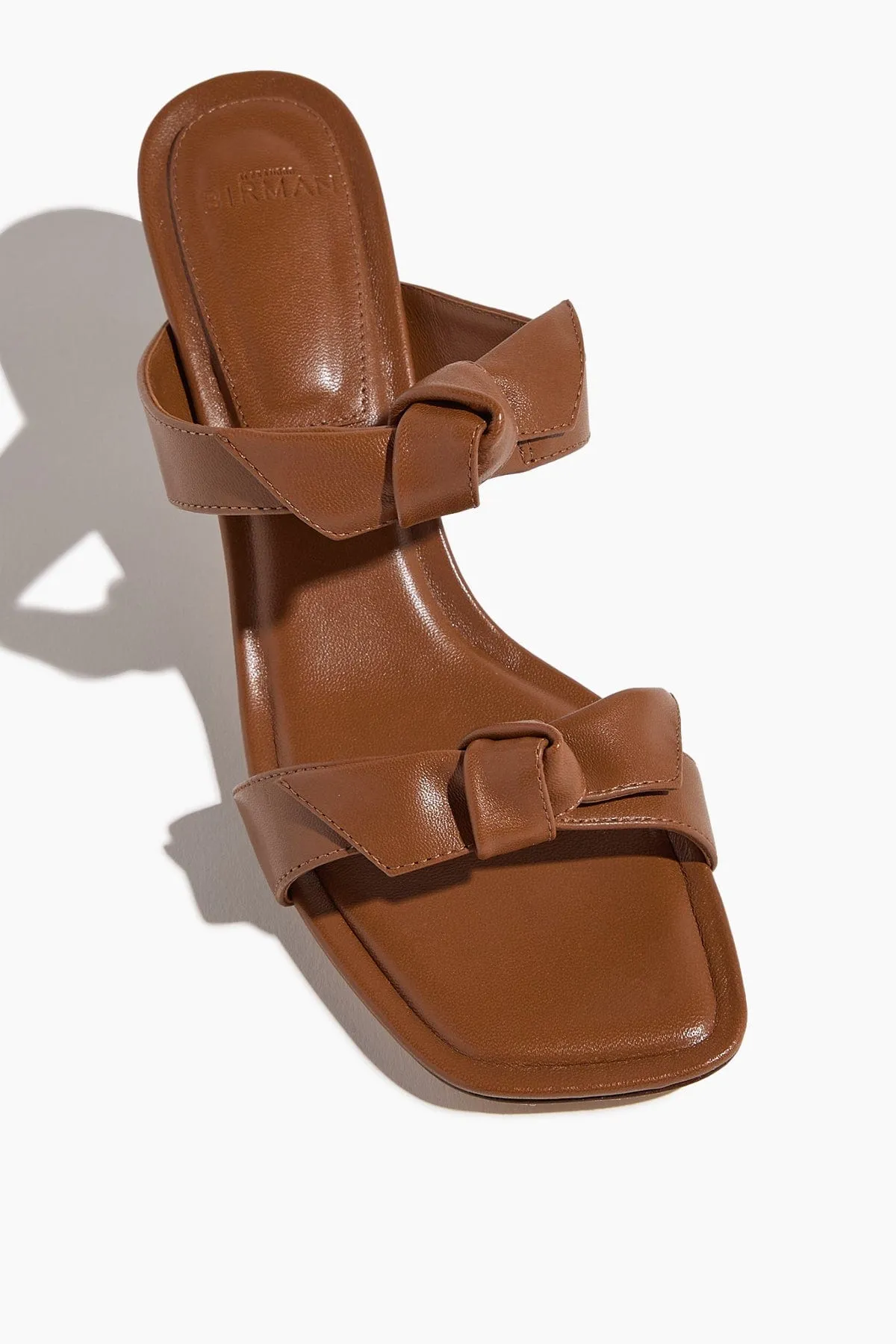 Clarita Square Flare Sandal in Espresso