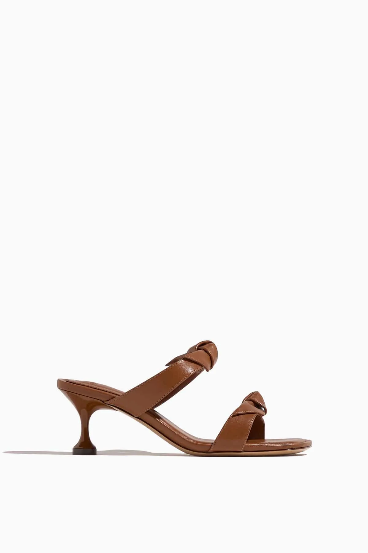 Clarita Square Flare Sandal in Espresso