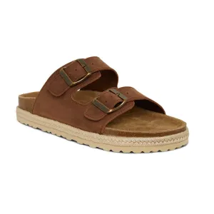 Crete Slide in Brown Nubuck