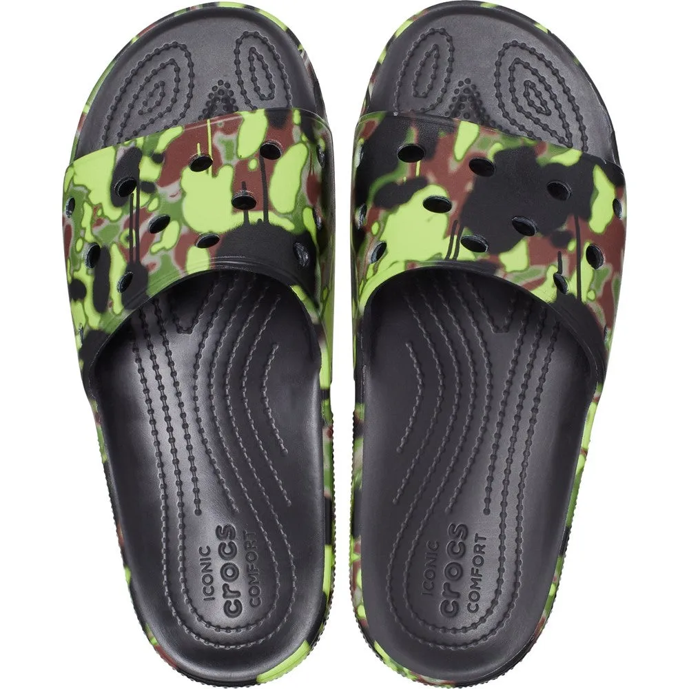 Crocs Unisex Spray Camo Slide