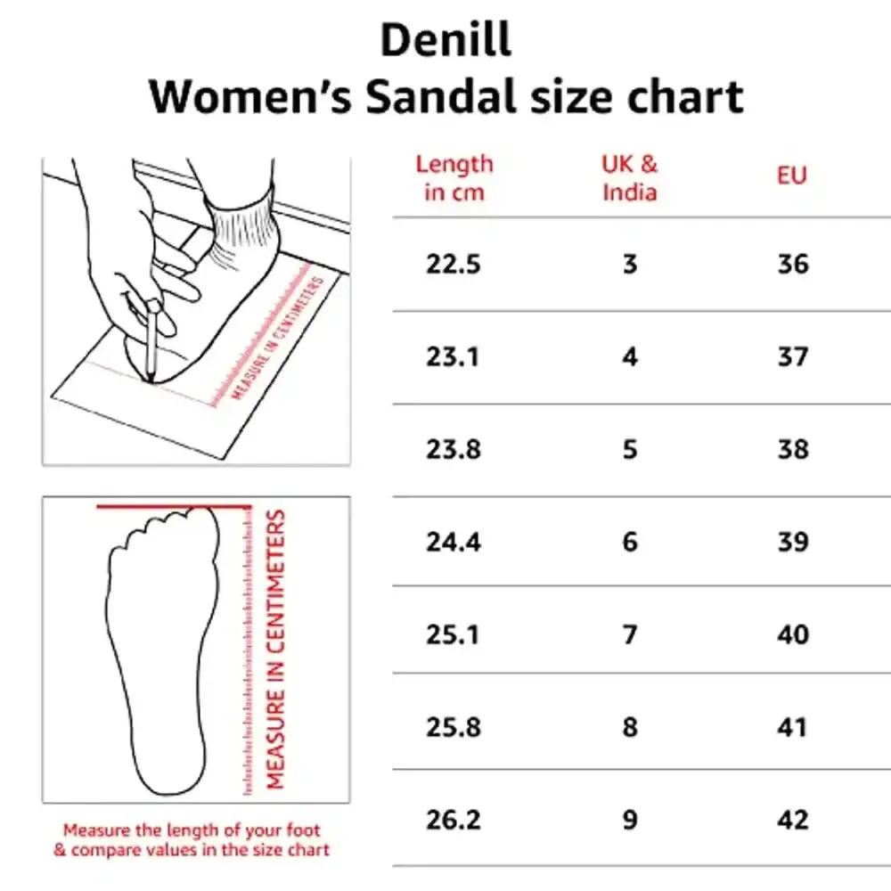 Denill Women's Comfortable Wedge Heel Fashion Sandal