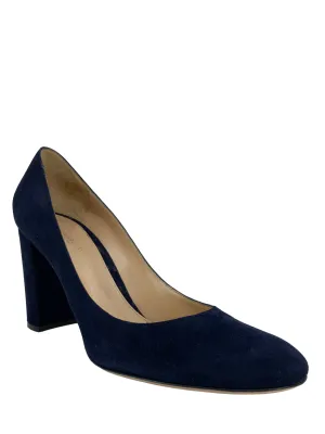 Gianvito Rossi Suede Round Toe Pumps Size 11