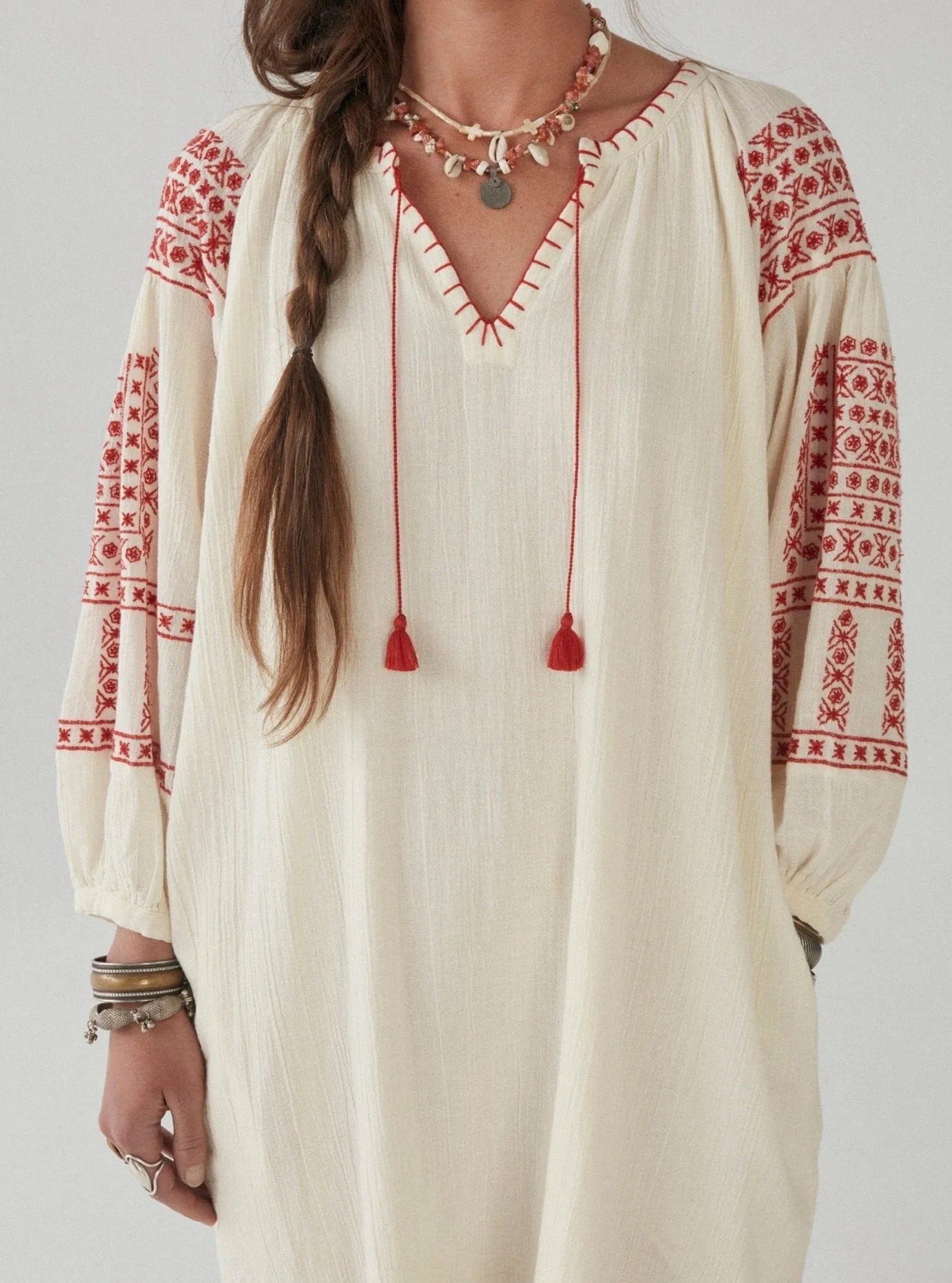 Guadalupe Tunic - Oaxaca Rojo