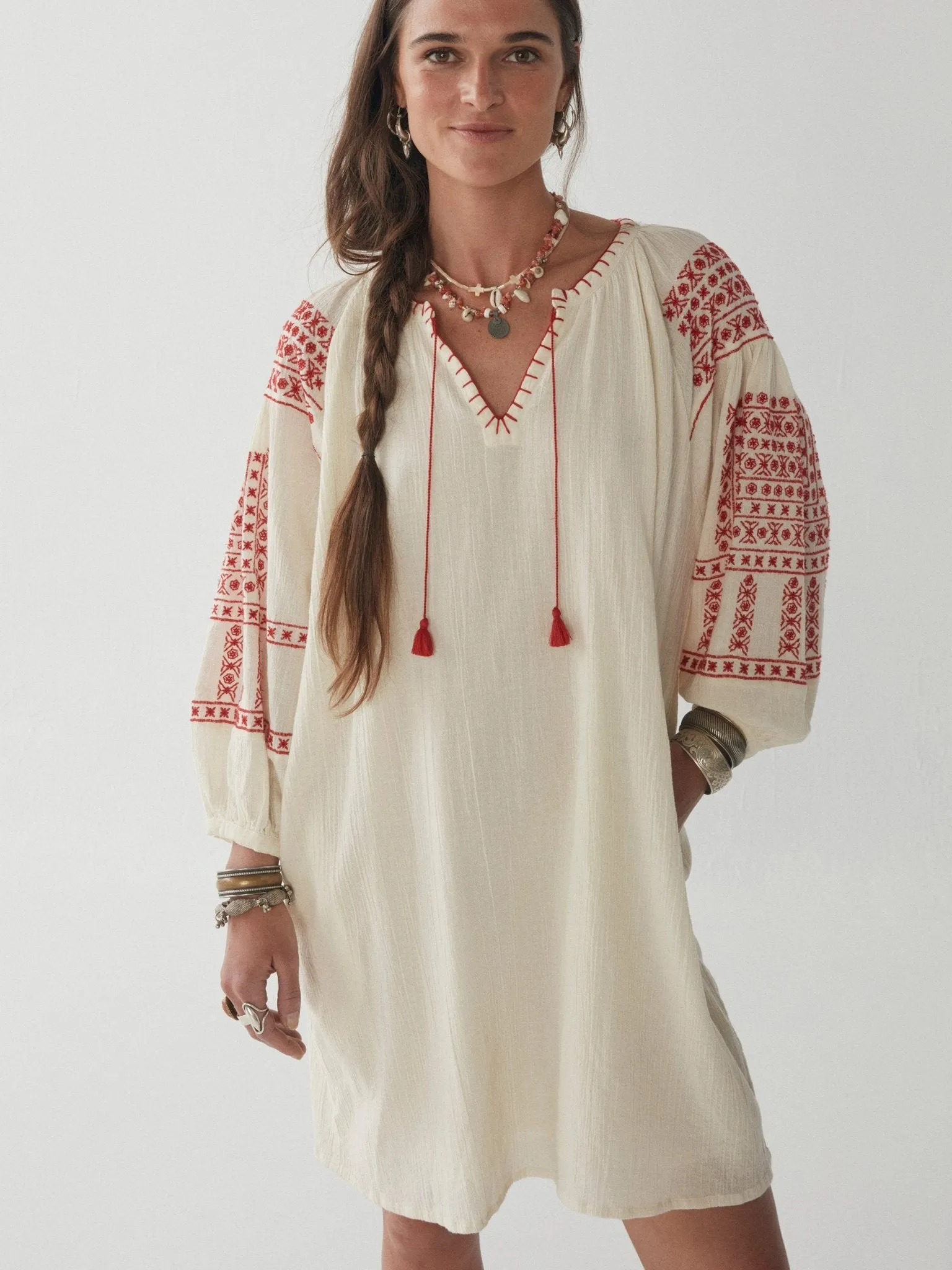 Guadalupe Tunic - Oaxaca Rojo