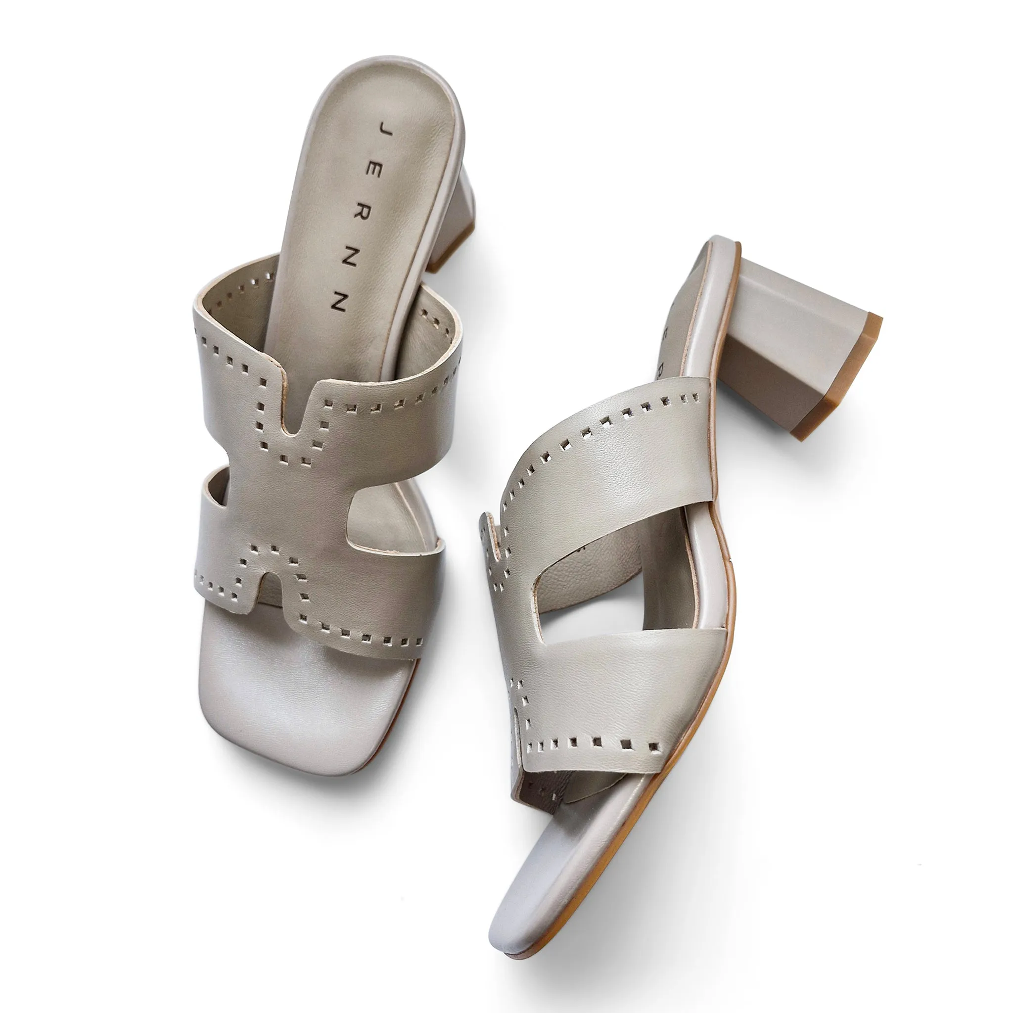 Helena laser cut sandals