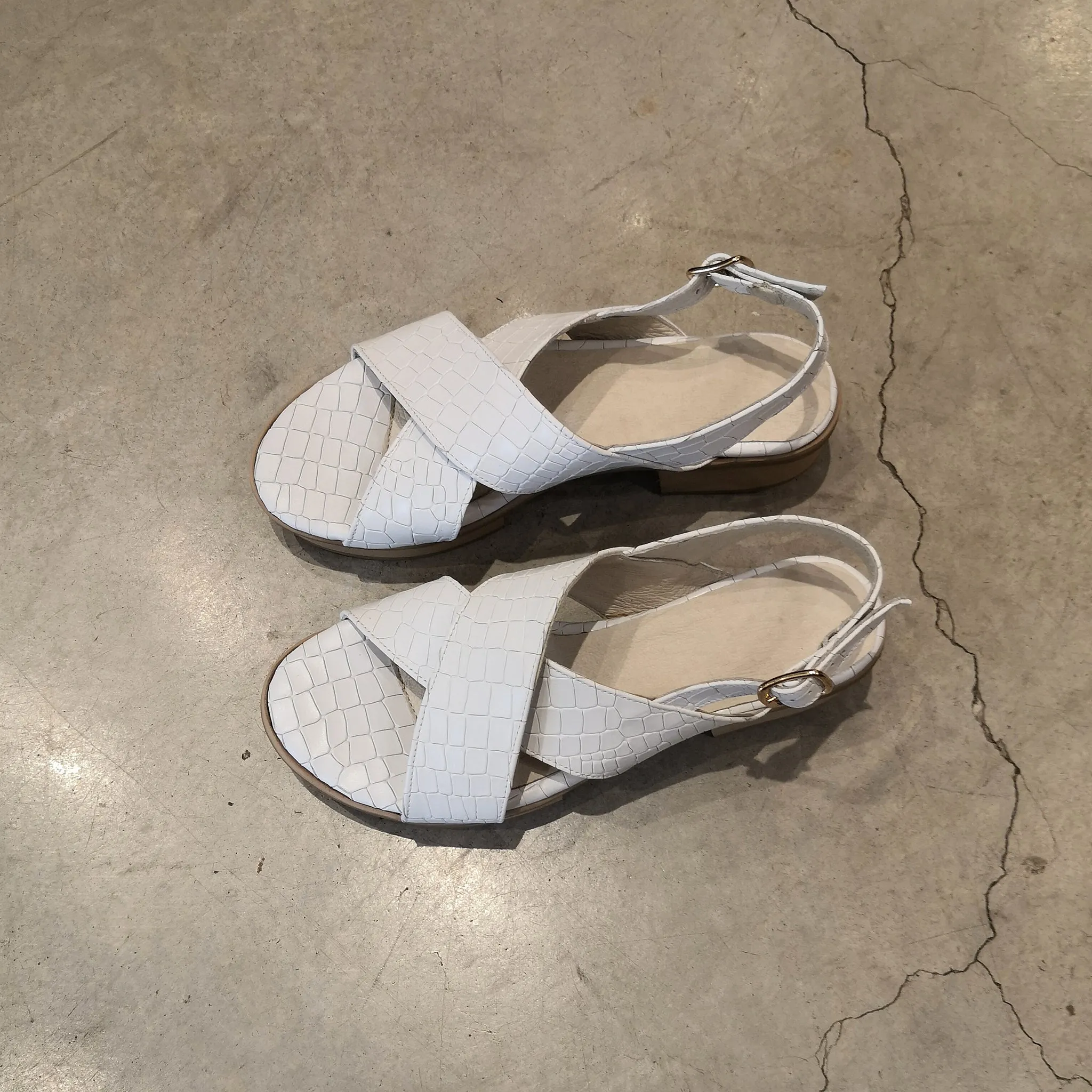 Jade - White Women Sandals