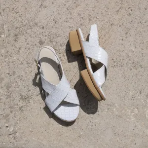 Jade - White Women Sandals