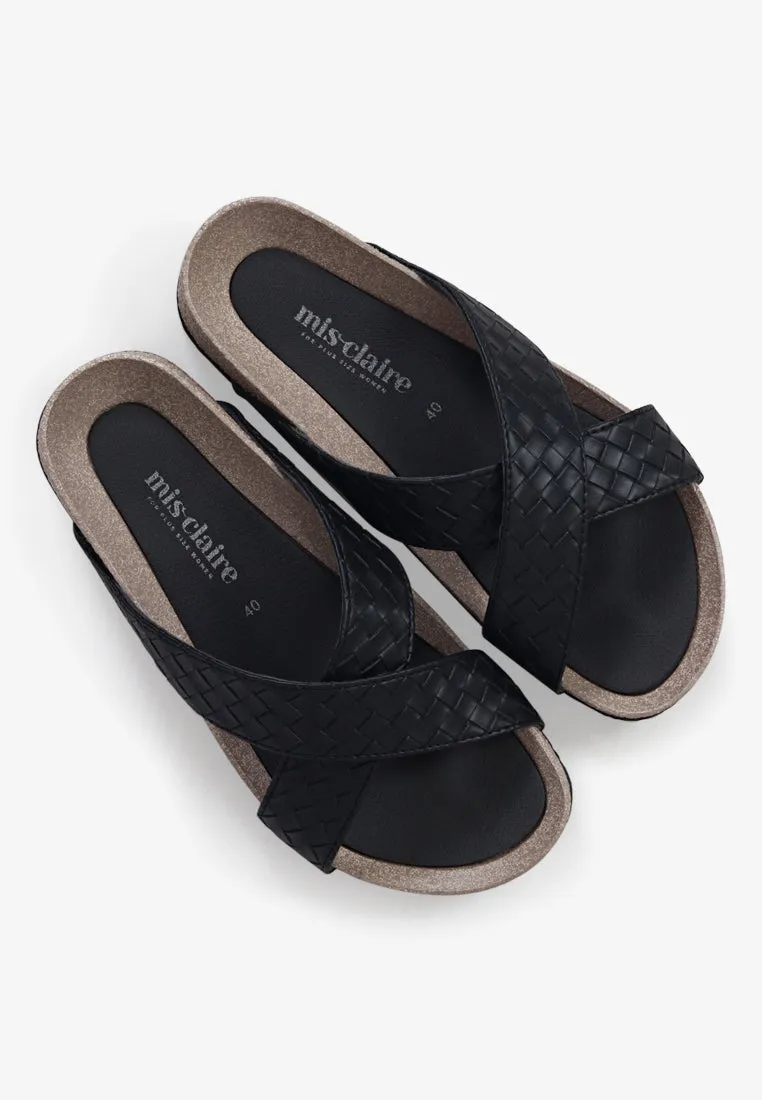 Jane Comfy Lightweight Sandals - Black