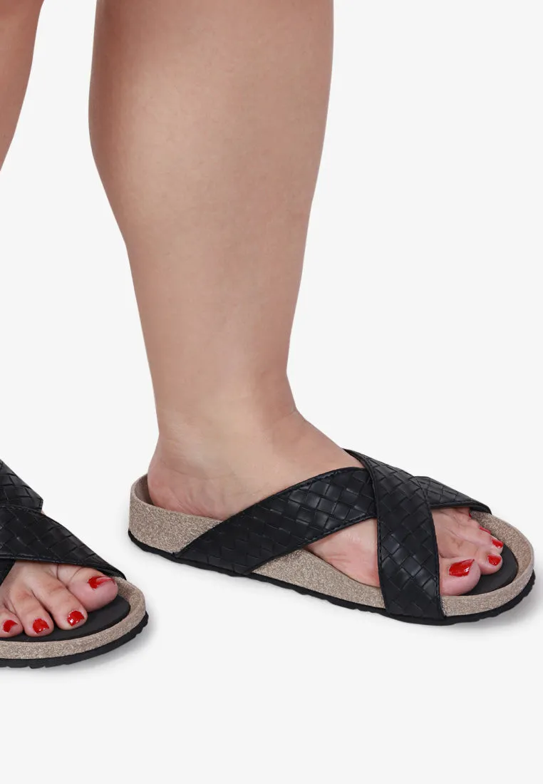 Jane Comfy Lightweight Sandals - Black