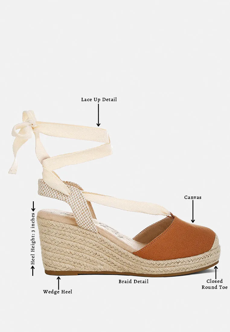 Little Mary Strappy Wedge Heel Sandals