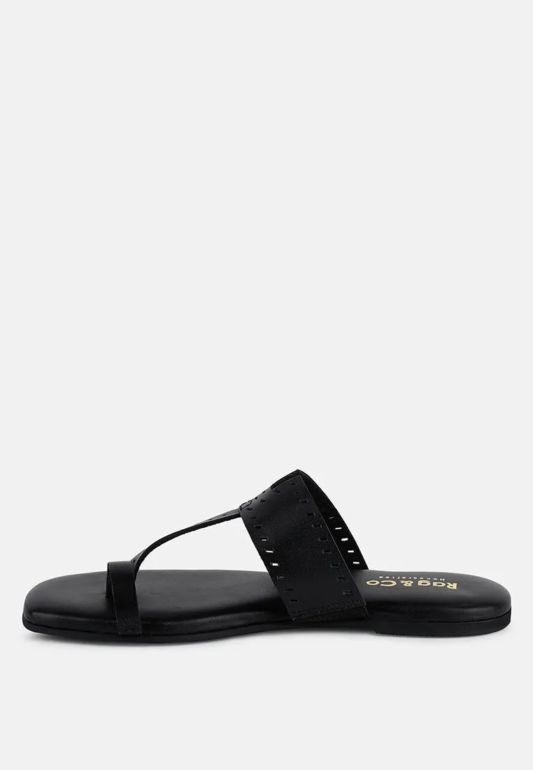 Mila Toe Ring Thong Slip Ons