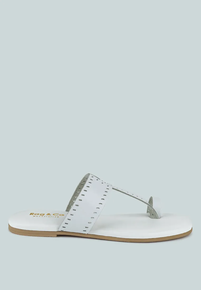 Mila Toe Ring Thong Slip Ons