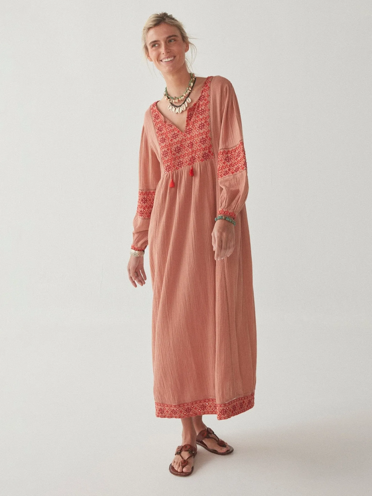 Nisha Dress - Light Rock