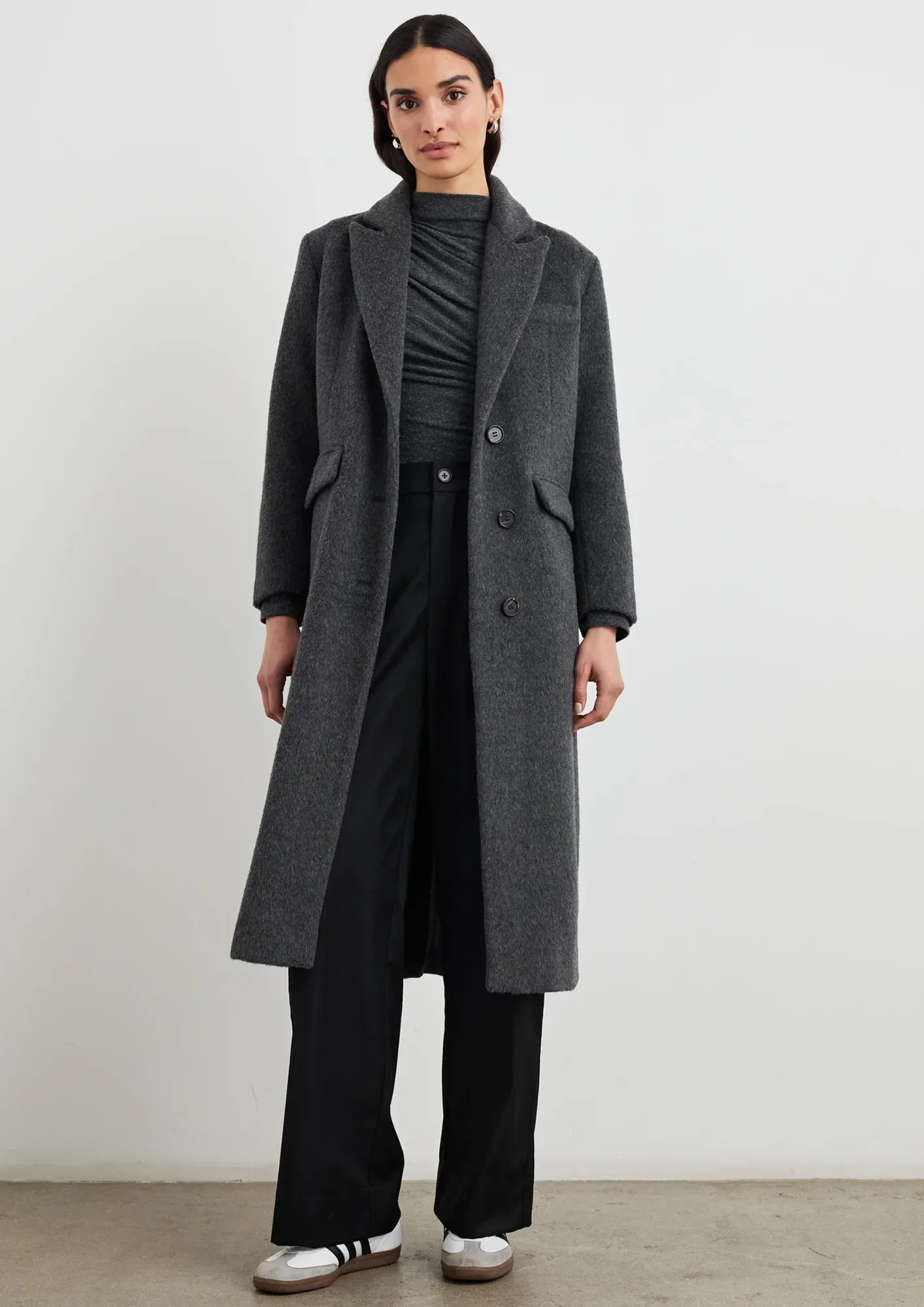 Opera Coat Charcoal