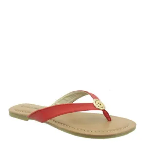 Pierre Dumas Girl's Fanny-5 Thong Sandal - Red 41450-133