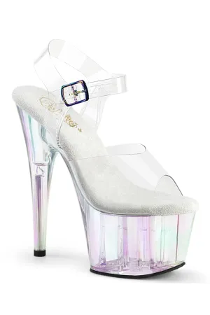 Pleaser USA Adore-708HT 7inch Pleasers - Holographic Clear