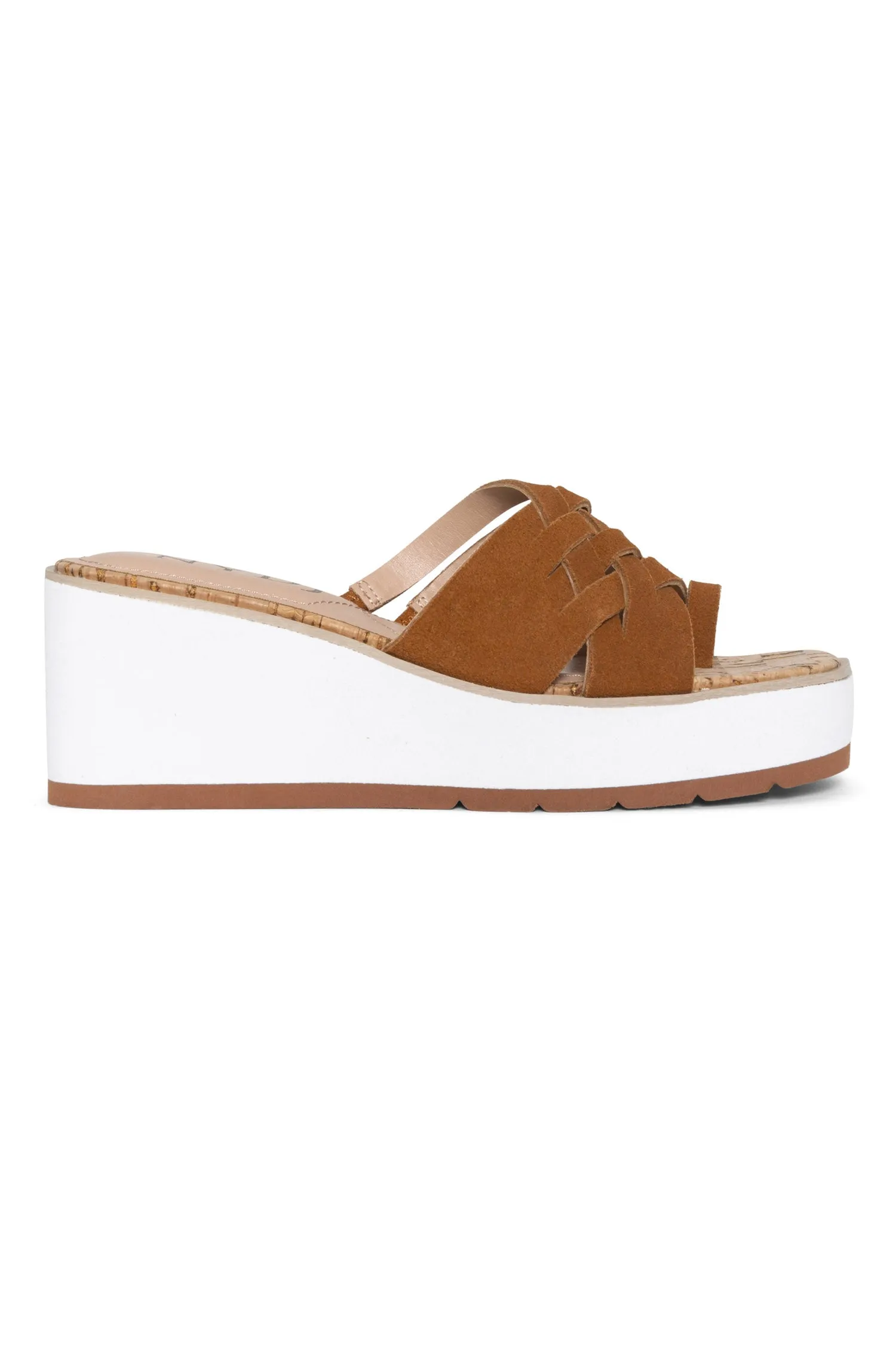 Reesie Wedge Sandals - Cognac