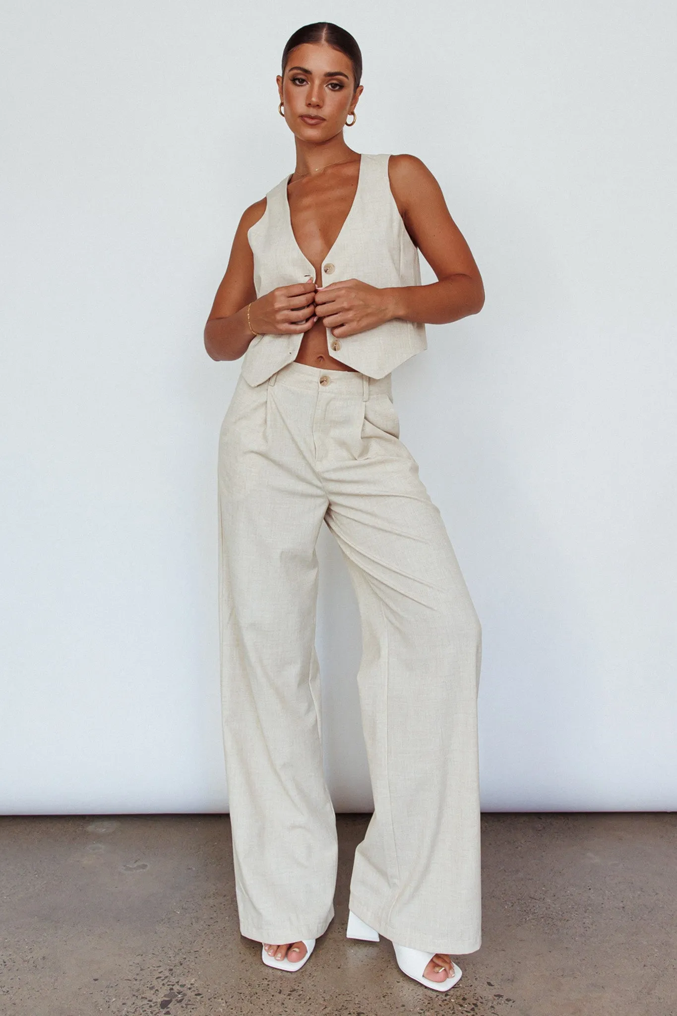 Times Square Trouser Pants Natural