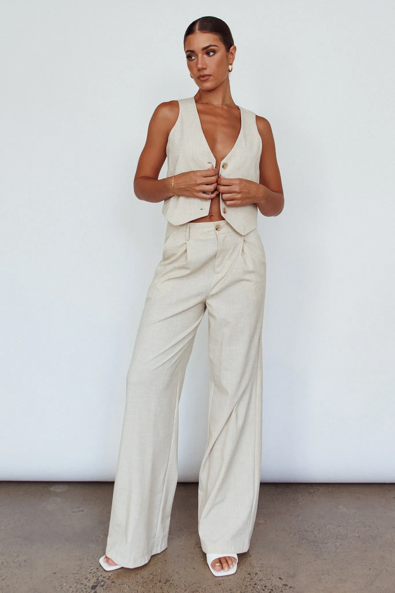 Times Square Trouser Pants Natural