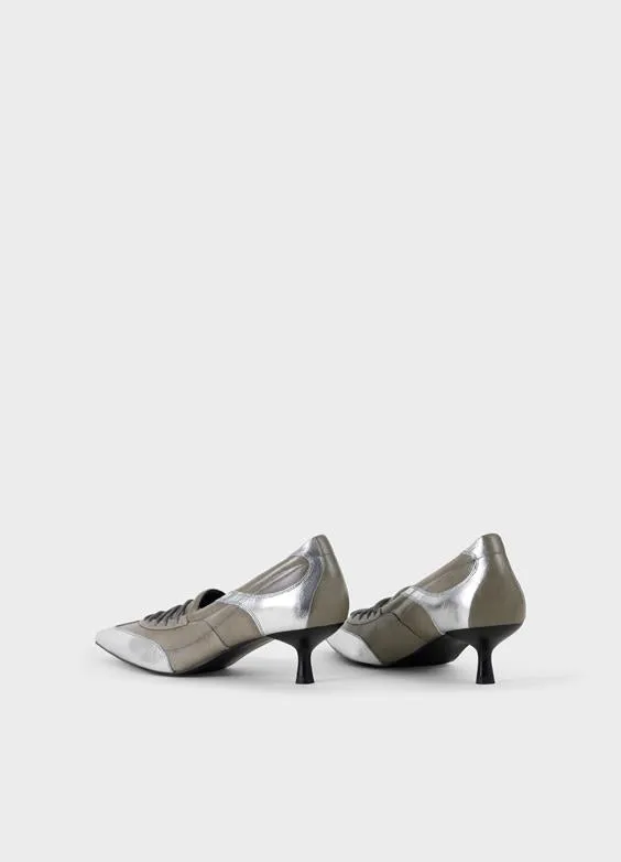 VAGABOND LYKKE PUMP LACE SILVER