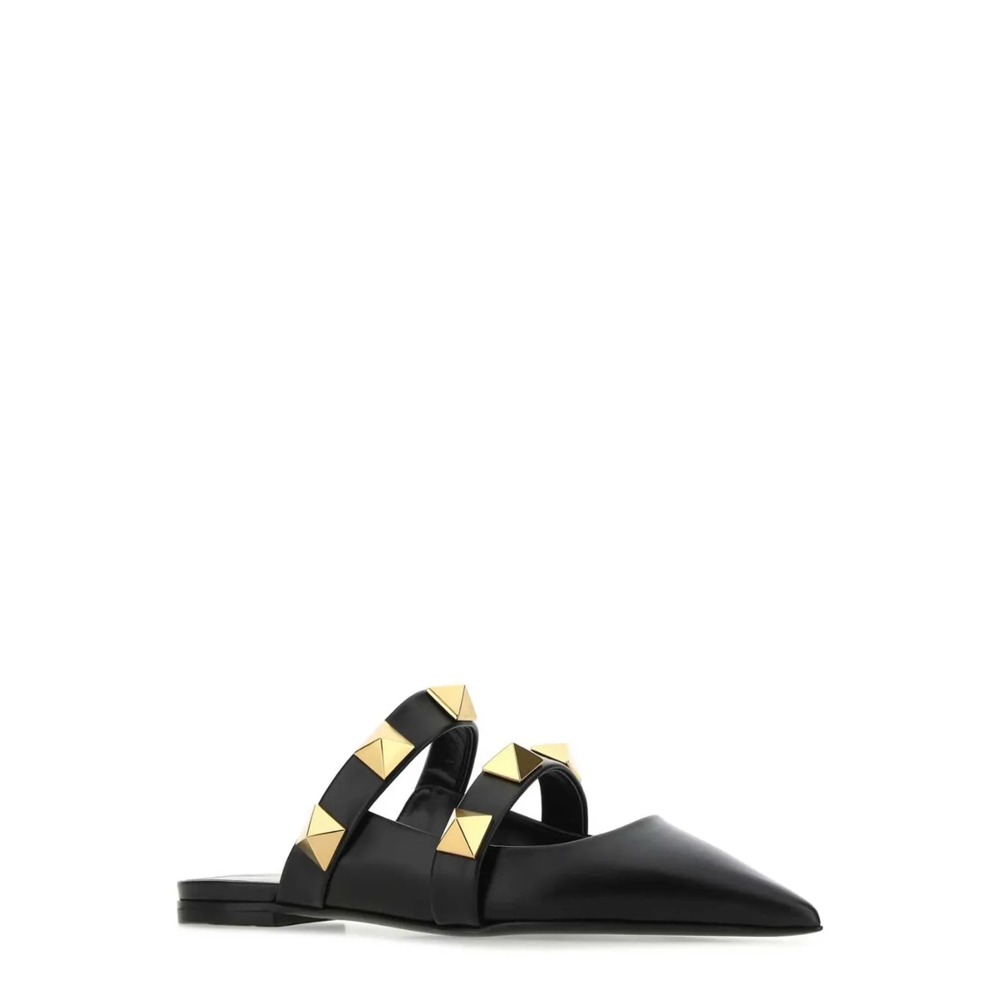 Valentino Garavani Roman Stud Pointed Toe Mules