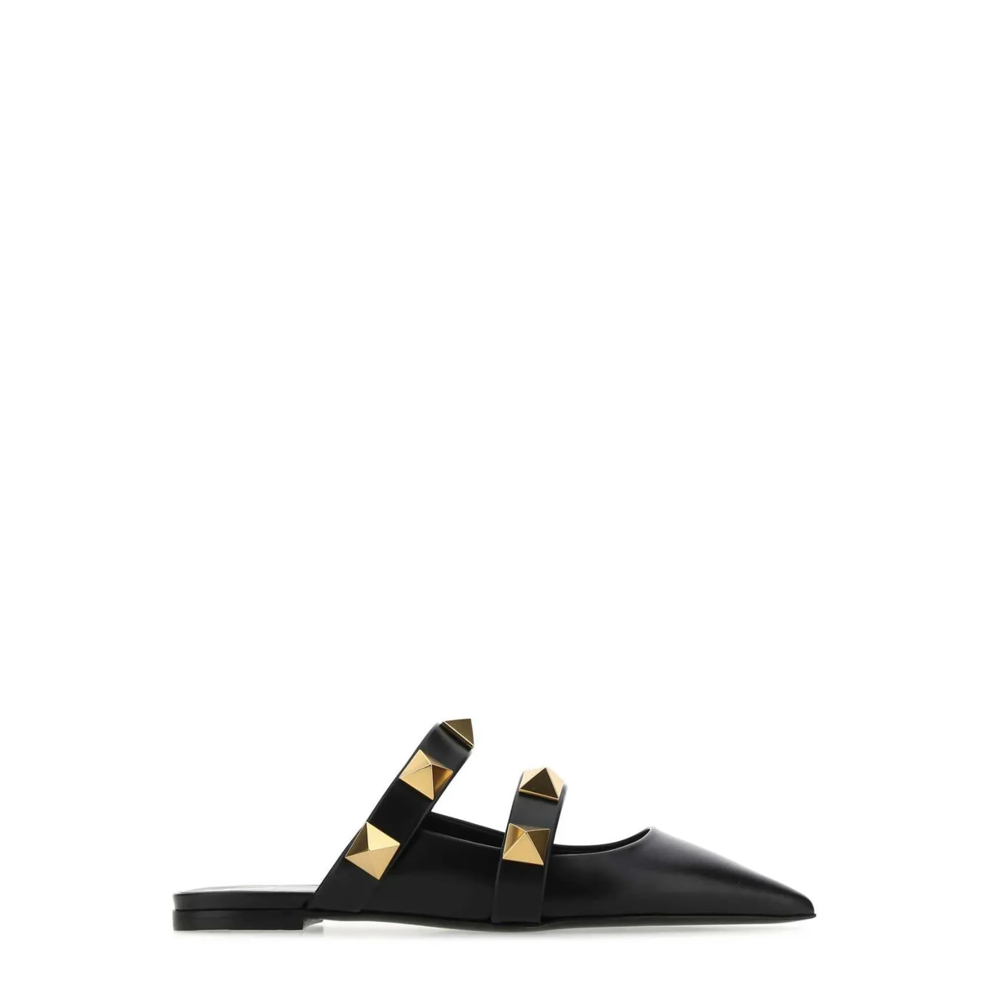 Valentino Garavani Roman Stud Pointed Toe Mules