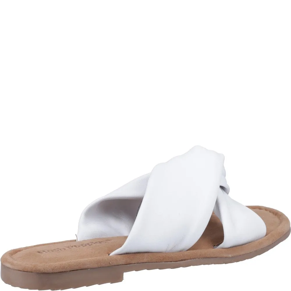 White Amy Mule Sandals